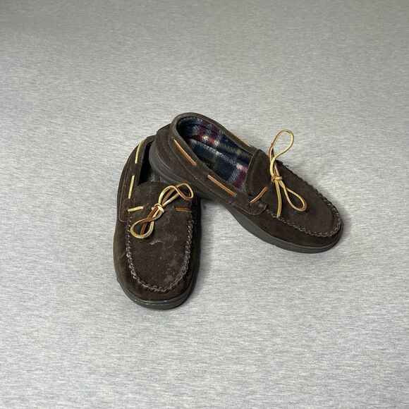 Rockport Men’s Flannel Plaid Indoor Slip-On Slipper Loafers - Picture 2 of 10